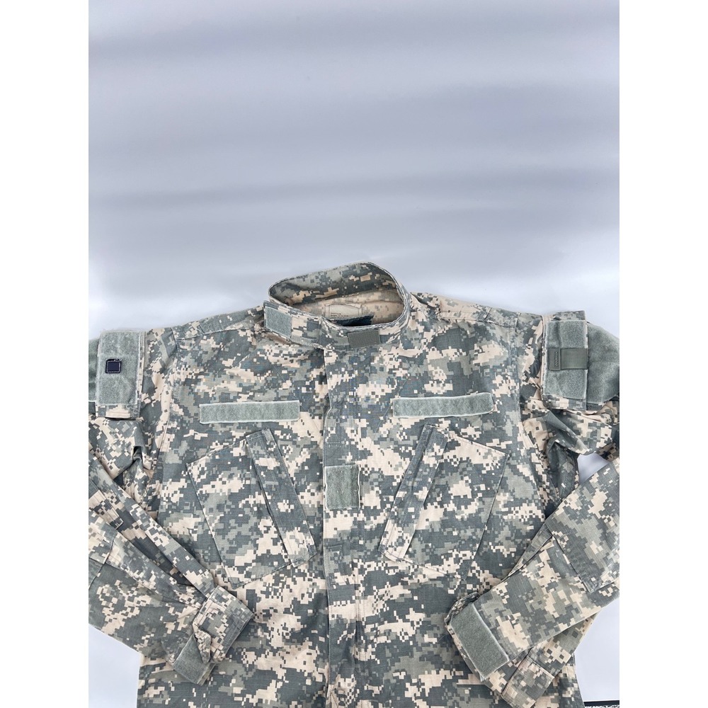 American Apparel Army Combat Uniform ACU Digital Camo Jacket Small Long UCP Coat